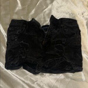Aeropostale Black High Rise Shorts